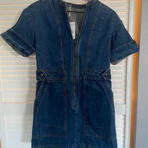 Small Free People Denim Mini Dress - NWT